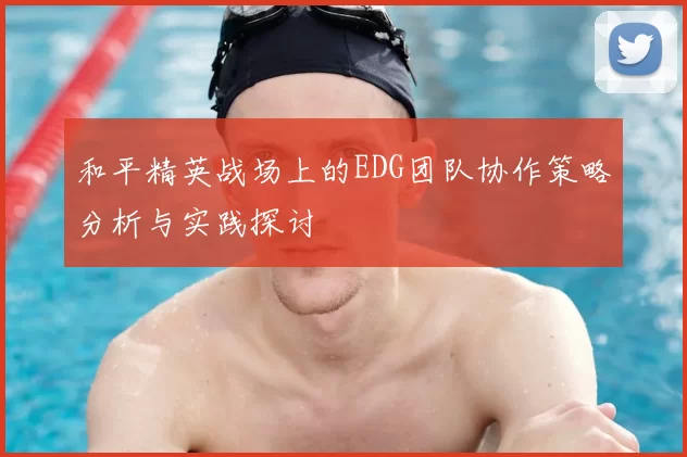 和平精英战场上的EDG团队协作策略分析与实践探讨