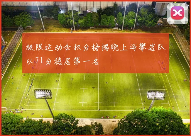 极限运动会积分榜揭晓上海攀岩队以71分稳居第一名